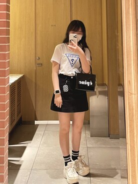 「sanrio（サンリオ）のアイテム」を使った、りんたんさん（レディース・152cm）の夏コーディネート