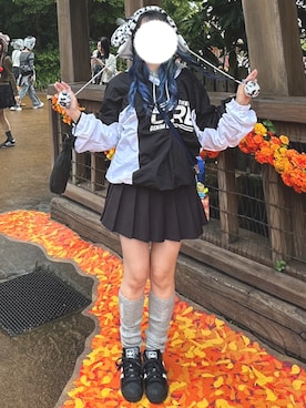 「Figments（フィグメンツ）のアイテム」を使った、りんたんさん（レディース・152cm）の秋コーディネート