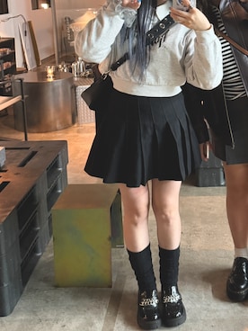 「アイテム（レッグウェア）」を使った、りんたんさん（レディース・152cm）の秋コーディネート