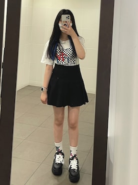 「MTV（エムティーヴィー）のアイテム」を使った、りんたんさん（レディース・152cm）の秋コーディネート