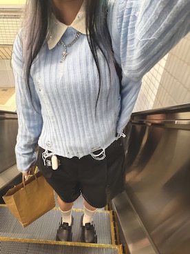 「Vipoa（ヴィポア）のアイテム」を使った、りんたんさん（レディース・152cm）の春コーディネート