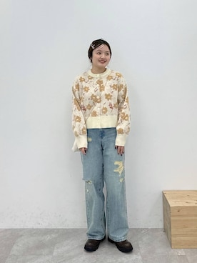 「アイテム（ヘアピン）」を使った、tomoneさん（レディース・158cm）の夏コーディネート