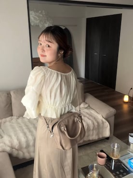 「アイテム（ブルゾン）」を使った、tomoneさん（レディース・158cm・20代）の夏コーディネート