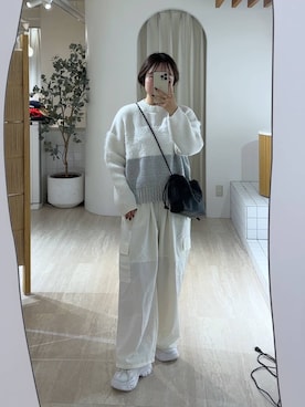 tomoneさん（レディース・158cm）の冬コーディネート