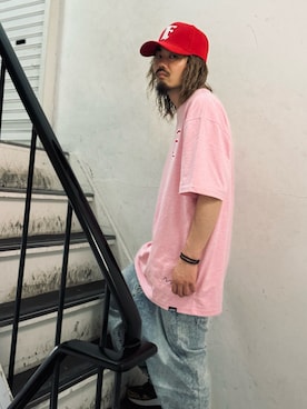 「LEFLAH（レフラー）のアイテム」を使った、KOIZUMIさん（メンズ・171cm）の夏コーディネート