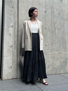 ぴらこさん（骨格ナチュラル・レディース・153cm）の夏コーディネート