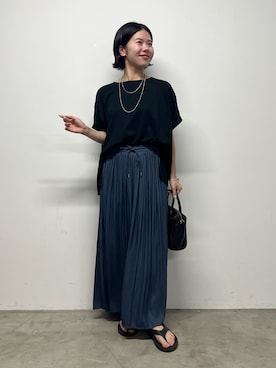 ぴらこさん（骨格ナチュラル・レディース・153cm）の夏コーディネート