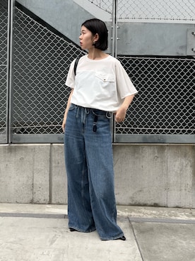 ぴらこさん（骨格ナチュラル・レディース・153cm）の夏コーディネート