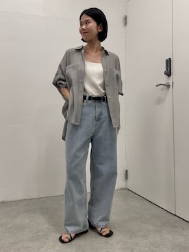 「アイテム（キャミソール）」を使った、ぴらこさん（レディース・153cm）の夏コーディネート