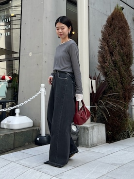 ぴらこさん（レディース・153cm）の冬コーディネート