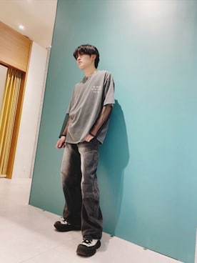 「ALAND（エーランド）のアイテム」を使った、yoshitada1119さん（メンズ・175cm）の夏コーディネート