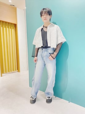 「ALAND（エーランド）のアイテム」を使った、yoshitada1119さん（メンズ・175cm）の夏コーディネート