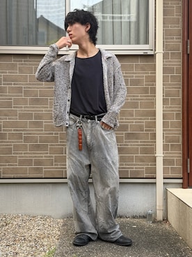 「YOKE（ヨーク）のアイテム」を使った、masayaさん（メンズ・177cm）の春コーディネート