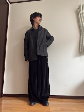 「Needles（ニードルス）のアイテム（パンツ）」を使った、masayaさん（メンズ・177cm）の春コーディネート