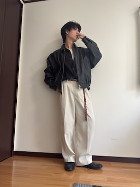 「Clarks（クラークス）のアイテム」を使った、masayaさん（メンズ・177cm）の春コーディネート