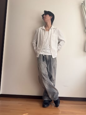 「Clarks（クラークス）のアイテム」を使った、masayaさん（メンズ・177cm）の春コーディネート