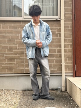「Chikashitsu +（チカシツプラス）のアイテム」を使った、masayaさん（メンズ・177cm）の春コーディネート