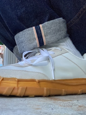 「A.P.C.（アーペーセー）のアイテム（パンツ）」を使った、0540925さん（メンズ・181cm）の冬コーディネート
