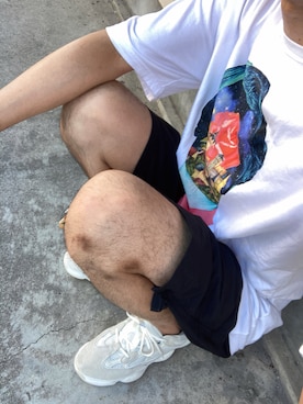 「Yeezy（イージー）のアイテム」を使った、0540925さん（メンズ・181cm）の夏コーディネート