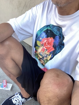「アイテム（スニーカー）」を使った、0540925さん（メンズ・181cm）の夏コーディネート