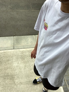 「アイテム（Tシャツ/カットソー）」を使った、0540925さん（メンズ・181cm）の夏コーディネート