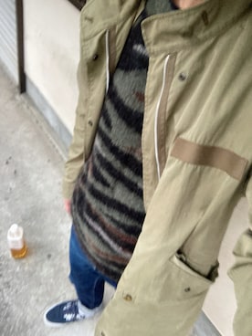 「アイテム（モッズコート）」を使った、0540925さん（メンズ・181cm）の秋コーディネート