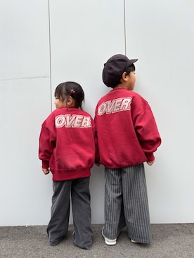 あると/うたはさん（キッズ・90cm）の冬コーディネート