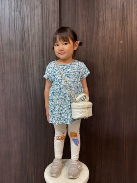 「GAP（ギャップ）のアイテム」を使った、あると/うたはさん（キッズ・90cm）の夏コーディネート