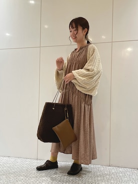 「クリスプ」｜「アイテム（その他アウター）」を使った、harunaさん（レディース・160cm）の秋コーディネート