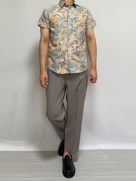 「SHEIN」｜junpapa0811さん（メンズ・181cm・30代）の夏コーディネート