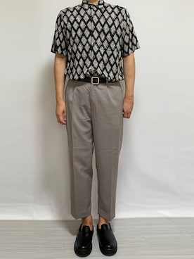 「古着のアイテム（シャツ/ブラウス、その他）」を使った、junpapa0811さん（メンズ・181cm）の夏コーディネート