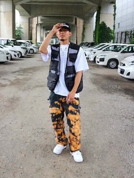 「ROTHCO（ロスコ）のアイテム」を使った、KENSHIさん（メンズ・172cm）の夏コーディネート