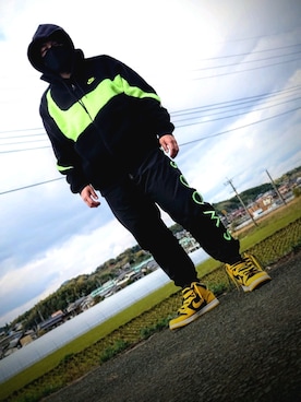 「nikeコーデ」｜やまちゃんさん（メンズ・170cm）の秋コーディネート