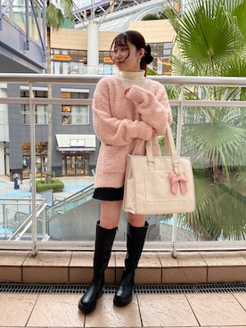 「OLIVE des OLIVE（オリーブデオリーブ）のアイテム（アクセサリー）」を使った、wakanaさん（レディース・153cm）の秋コーディネート