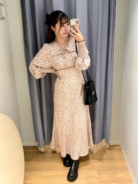 Olive Des Olive オリーブデオリーブ のワンピース ピンク系 を使った人気ファッションコーディネート Wear