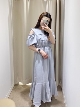 ワンピース ドレスを使った 肩出し の人気ファッションコーディネート Wear