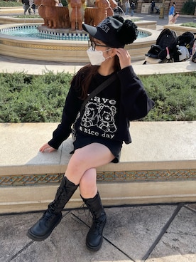 「インスタグラムもみてね」｜ミナさん（レディース・165cm）の秋コーディネート