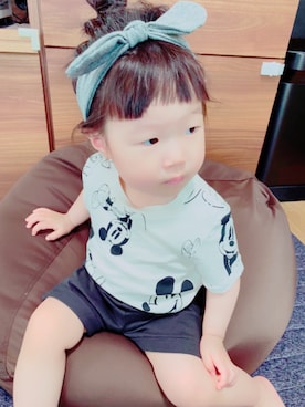 「ボーイッシュ」｜tumu☆さん（キッズ・80cm）の夏コーディネート