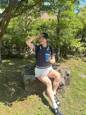 「スクールガール」｜momoka🐥さん（レディース・158cm）の夏コーディネート