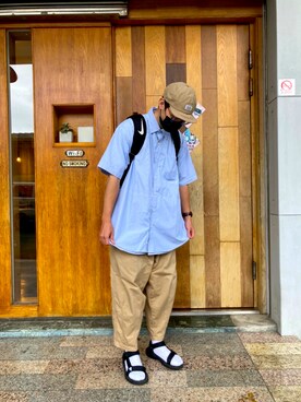 「Filter017（フィルターゼロイチナナ）のアイテム（帽子）」を使った、kenny06さん（メンズ・170cm）の秋コーディネート