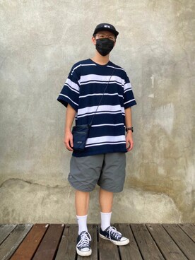 「LESS（レス）のアイテム」を使った、kenny06さん（メンズ・170cm）の夏コーディネート