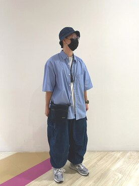 「LESS（レス）のアイテム」を使った、kenny06さん（メンズ・170cm）の夏コーディネート