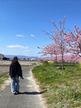 「coca（coca）（コカ）のアイテム（パンツ）」を使った、harupeeeeenyoさん（レディース・165cm）の春コーディネート