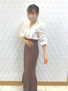 「COCO DEAL（ココディール）のアイテム」を使った、𝙽𝚊𝚝𝚜𝚞𝚔𝚒さん（レディース・155cm）の秋コーディネート