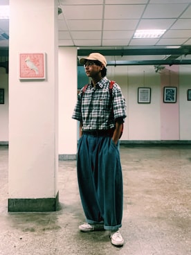 「Fuji（フジ）のアイテム」を使った、ፕዘቿ ኗዪቿልፕ ዘሃየዐርዪጎፕቿ さん（メンズ・169cm）の夏コーディネート