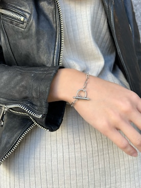 「ブレスレット」｜「アイテム（その他）」を使った、blackdiaoceanさん（レディース・148cm）の秋コーディネート