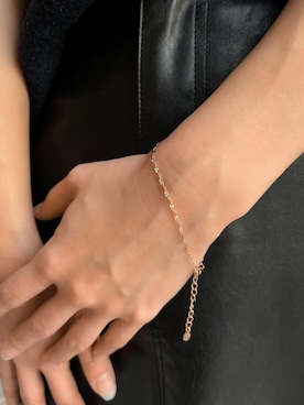 「ブレスレット」｜「アイテム（その他）」を使った、blackdiaoceanさん（レディース・148cm）の冬コーディネート