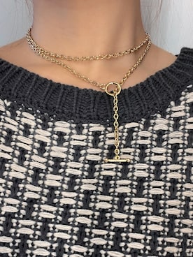 「tiptop（ティップトップ）の前後2wayニットカーディガン（カーディガン/ボレロ）」を使った、blackdiaoceanさん（レディース・148cm）の冬コーディネート