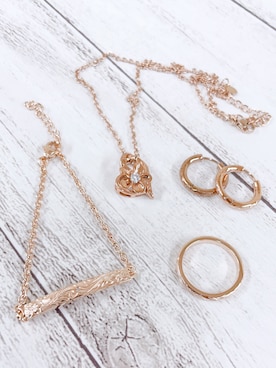 「アイテム（ピアス（片耳用））」を使った、blackdiaoceanさん（レディース・158cm）の夏コーディネート