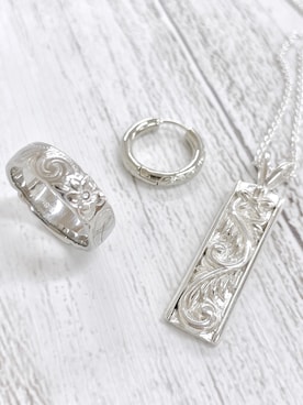 「アイテム（ピアス（片耳用））」を使った、blackdiaoceanさん（レディース・158cm）の夏コーディネート